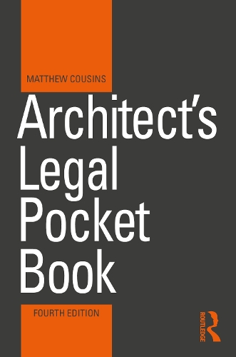 Бумажная книга «Architect's Legal Pocket Book», автор Мэтью Кузинс - фото №1