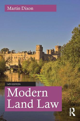 Бумажная книга «Modern Land Law», автор Мартин Диксон - фото №1