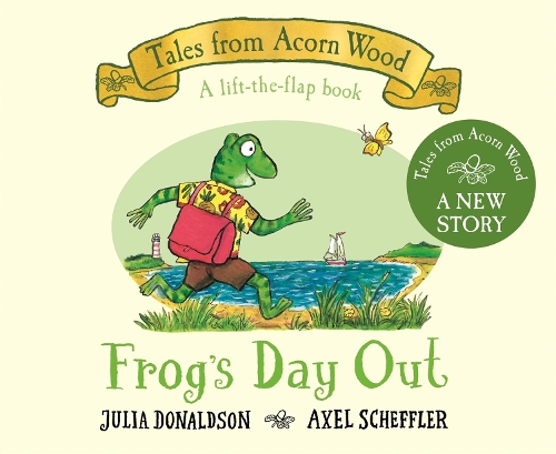 Паперова книга «Frog's Day Out: A Lift-the-flap Story», автор Джулія Дональдсон - фото №1