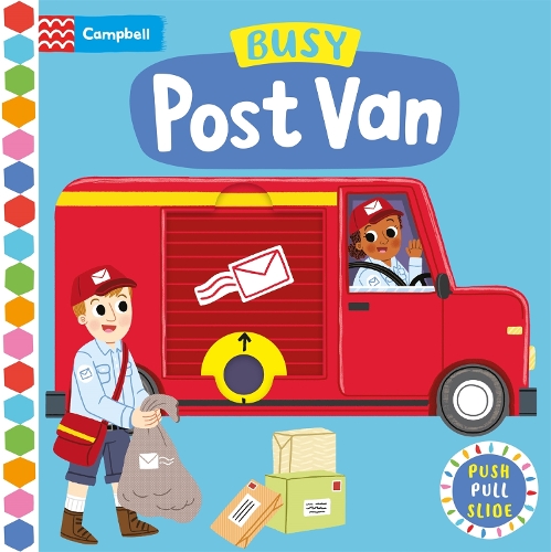 [object Object] «Busy Post Van: A Push, Pull and Slide Book», автор Campbell Books - фото №1