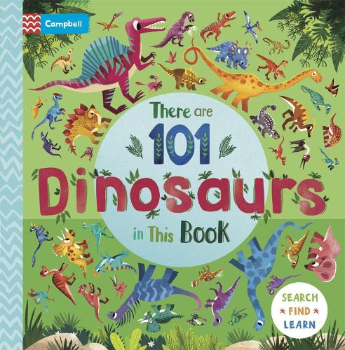 Паперова книга «There are 101 Dinosaurs in This Book», автор Campbell Books - фото №1