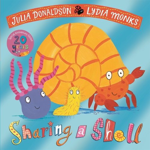 Бумажная книга «Sharing a Shell 20th Anniversary Edition», автор Джулия Дональдсон - фото №1