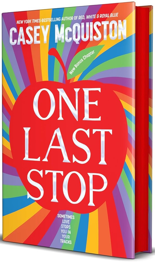Бумажная книга «One Last Stop: Special edition with sprayed edges, illustrated endpapers and a bonus chapter», автор Кейси МакКуистон - фото №1