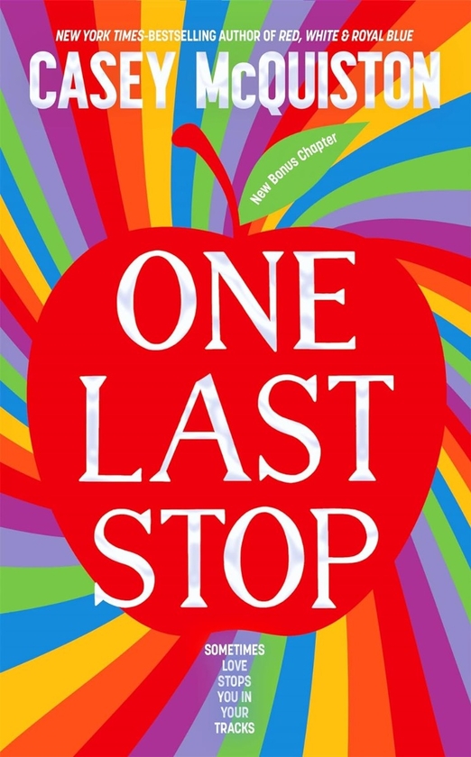 Бумажная книга «One Last Stop: Special edition with sprayed edges, illustrated endpapers and a bonus chapter», автор Кейси МакКуистон - фото №1