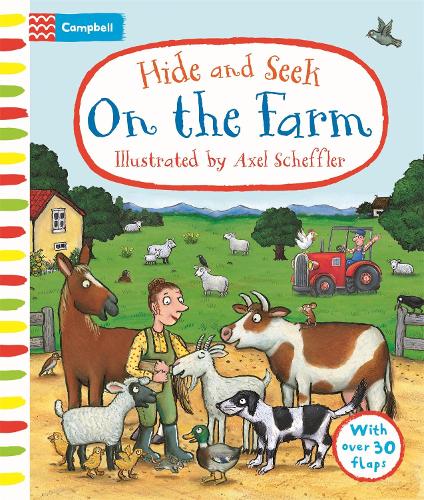 [object Object] «Hide and Seek On the Farm: A Lift-the-flap Book With Over 30 Flaps!», автор Campbell Books - фото №1