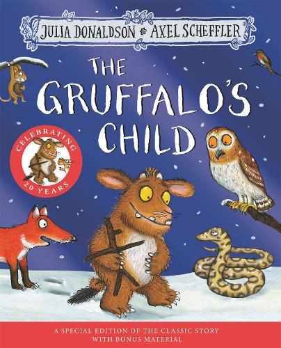 Бумажная книга «The Gruffalo's Child 20th Anniversary Edition: with a shiny blue foil cover and fun activities to make and do!», автор Джулия Дональдсон - фото №1