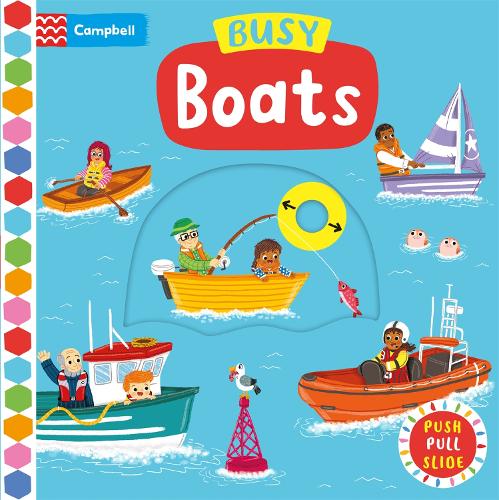 Паперова книга «Busy Boats», автор Campbell Books - фото №1