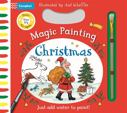 Бумажная книга «Christmas Magic Painting: Just add water to paint!», автор Campbell Books - фото №1