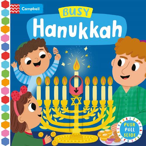 Бумажная книга «Busy Hanukkah: A Push, Pull and Slide Book», автор Campbell Books - фото №1