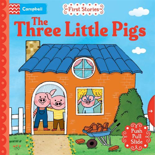Бумажная книга «The Three Little Pigs: A Push, Pull, Slide Book», автор Campbell Books - фото №1