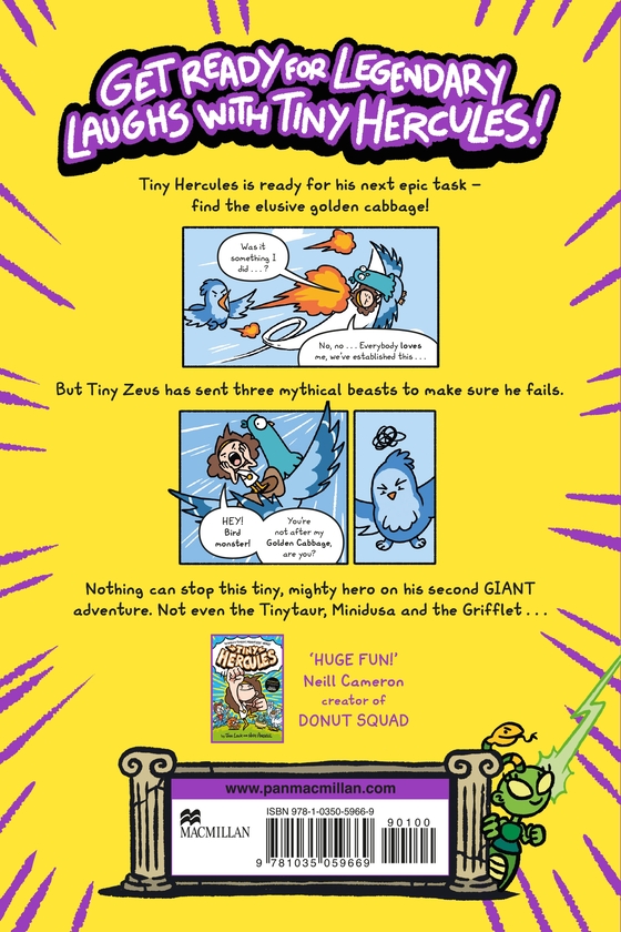 Бумажная книга «Tiny Hercules - Golden Cabbage Chaos», авторов Джон Локк, Ник Энджелл - фото №1