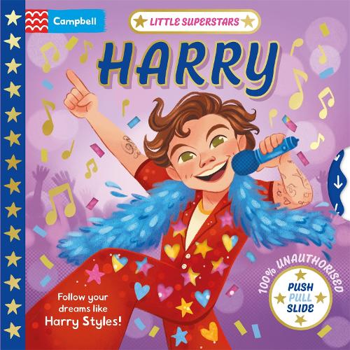 Бумажная книга «Little Superstars: Harry: A push, pull, slide book», автор Campbell Books - фото №1