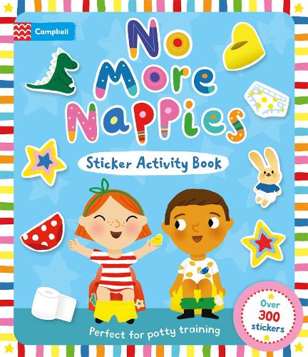 Паперова книга «No More Nappies Sticker Activity Book: Perfect for potty training, with over 300 stickers!», автор Campbell Books - фото №1