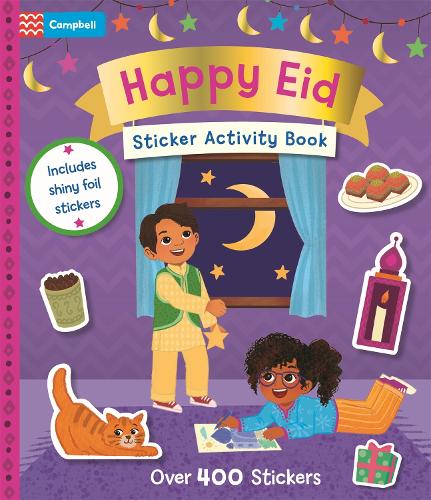 Паперова книга «Happy Eid Sticker Activity Book: With over 400 stickers», автор Campbell Books - фото №1