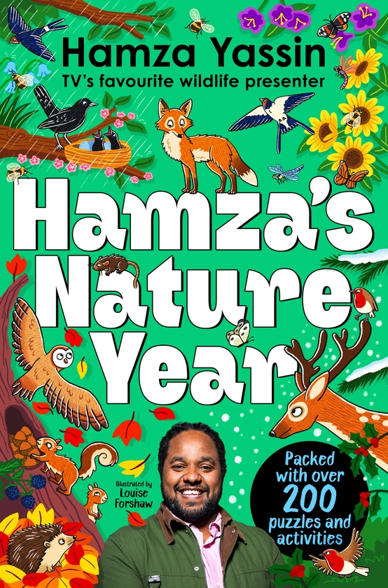 Бумажная книга «Hamza's Nature Year: Packed with over 200 puzzles and activities», автор Хамза Ясин - фото №1