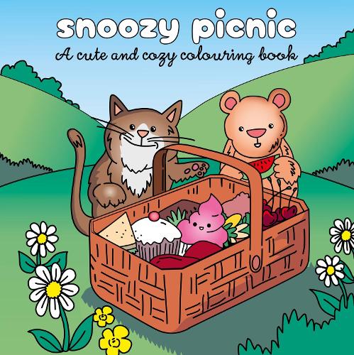 Бумажная книга «Snoozy Picnic: A cute and cozy colouring book», автор Олли Браун - фото №1