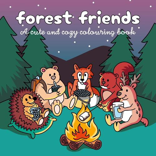 Бумажная книга «Forest Friends: A cute and cozy colouring book», автор Олли Браун - фото №1