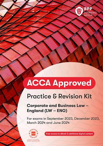 Бумажная книга «ACCA Corporate and Business Law (English): Practice and Revision Kit», автор BPP Learning Media - фото №1