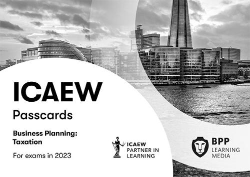 Бумажная книга «ICAEW Business Planning: Taxation: Passcards», автор BPP Learning Media - фото №1