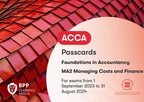 Паперова книга «FIA Managing Costs and Finances MA2: Passcards», автор BPP Learning Media - фото №1