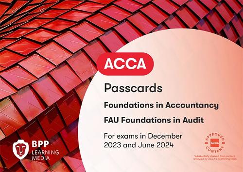 [object Object] «FIA Foundations in Audit (International) FAU INT: Passcards», автор BPP Learning Media - фото №1