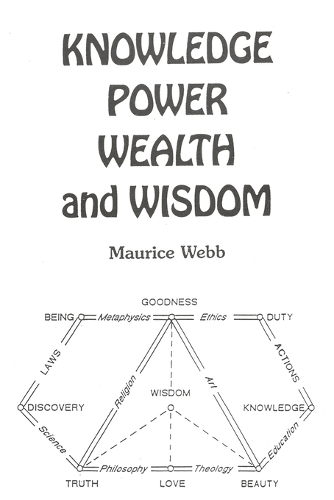 Бумажная книга «Knowledge, Power, Wealth and Wisdom», автор Морис Уэбб - фото №1