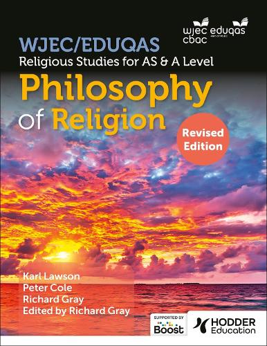 Паперова книга «WJEC/Eduqas Religious Studies for A Level & AS - Philosophy of Religion Revised», авторів Карл Лоусон, Річард Грей - фото №1