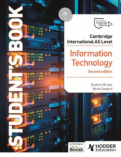 Паперова книга «Cambridge International AS Level Information Technology Student's Book Second Edition», авторів Брайан Сарджент, Грем Браун - фото №1