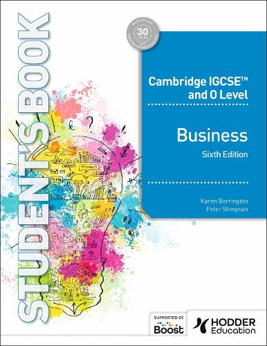 [object Object] «Cambridge IGCSE and O Level Business Sixth Edition», авторів Карен Боррінгтон, Пітер Стімпсон - фото №1