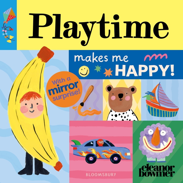 Паперова книга «Playtime Makes Me Happy!: A bright and cheerful mirror-surprise book», автор Елеанор Боумер - фото №1