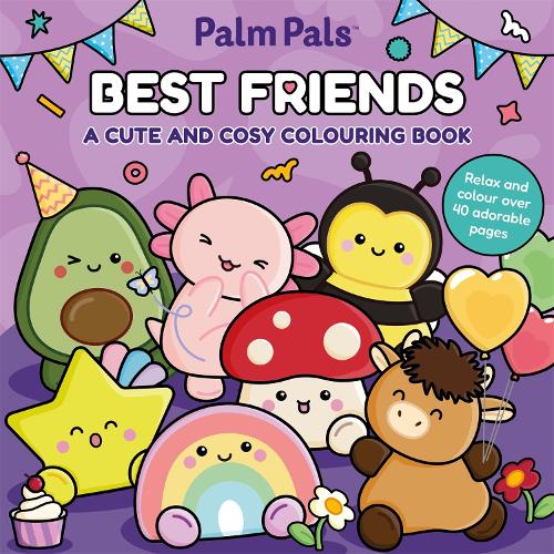 Бумажная книга «Palm Pals Best Friends: A Cute and Cosy Colouring Book», автор Палм Пэлс - фото №1