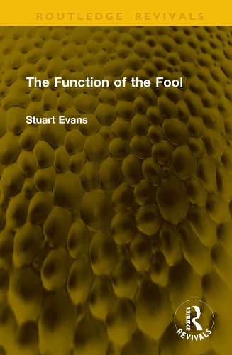 Бумажная книга «The Function of the Fool», автор Стюарт Эванс - фото №1
