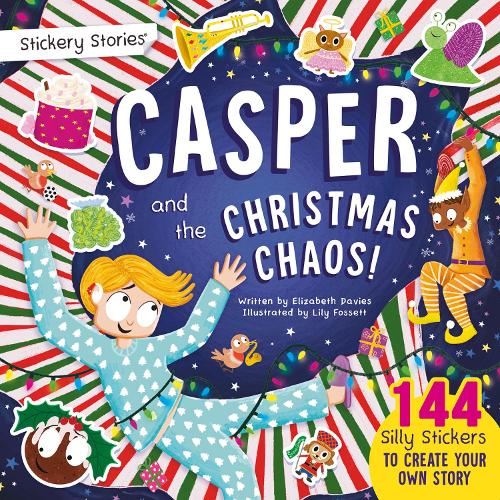 Бумажная книга «Stickery Stories: Casper and the Christmas Chaos - A Funny, Festive Sticker Activity Storybook for 4-8 Year Olds!», автор Элизабет Дэвис - фото №1