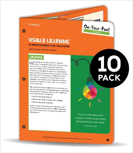 Бумажная книга «BUNDLE: Hattie: On-Your-Feet Guide: Visible Learning: 10 Mindframes for Teachers: 10 Pack», авторов Джон Хатти, Клаус Цирер - фото №1
