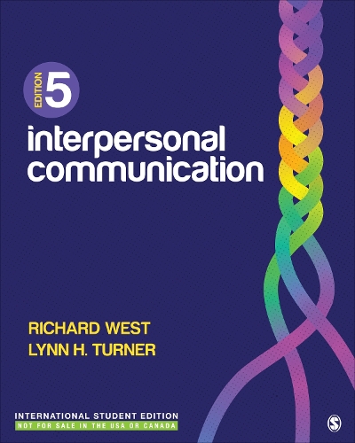 Паперова книга «Interpersonal Communication - International Student Edition», авторів Лінн Тернер, Річард Вест - фото №1