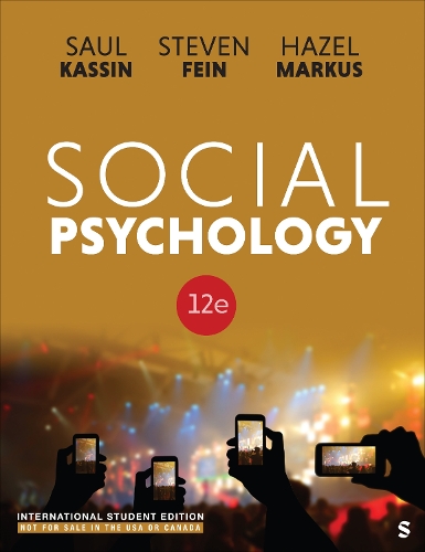 Бумажная книга «Social Psychology - International Student Edition», авторов Хейзел Роуз Маркус, Сол Кассин - фото №1