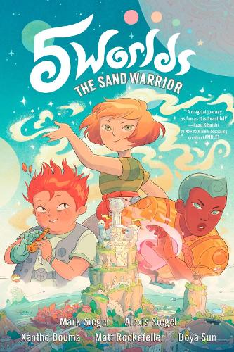 Бумажная книга «5 Worlds Book 1: The Sand Warrior: (A Graphic Novel)», авторов Алексис Сигел, Марк Зигель - фото №1
