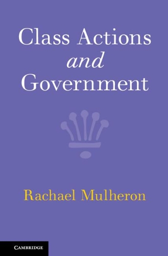 Паперова книга «Class Actions and Government», автор Рейчел Малхерон - фото №1