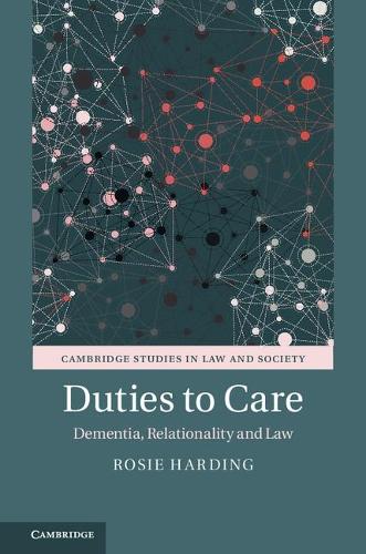 Бумажная книга «Duties to Care: Dementia, Relationality and Law», автор Рози Хардинг - фото №1
