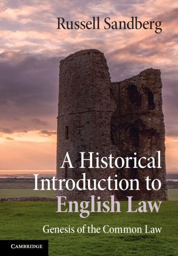 Бумажная книга «A Historical Introduction to English Law: Genesis of the Common Law», автор Рассел Сандберг - фото №1