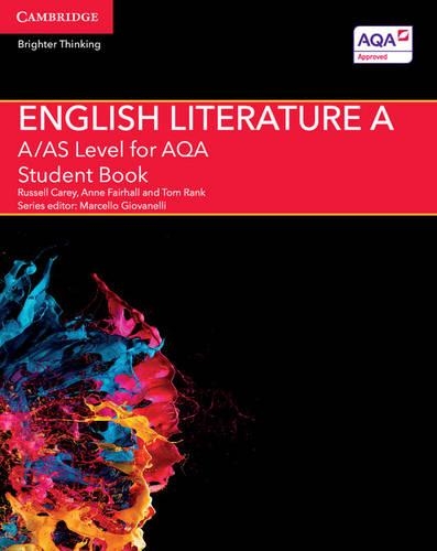 Паперова книга «A/AS Level English Literature A for AQA Student Book», авторів Рассел Кері, Том Ренк - фото №1