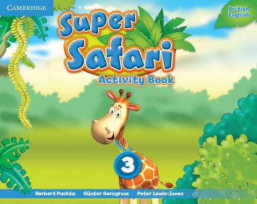 [object Object] «Super Safari Level 3 Activity Book», авторів Гюнтер Гернгросс, Герберт Пухта, Пітер Льюїс-Джонс - фото №1
