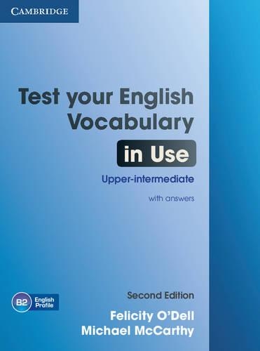 Паперова книга «Test Your English Vocabulary in Use Upper-intermediate Book with Answers», автор Майкл Маккарті - фото №1