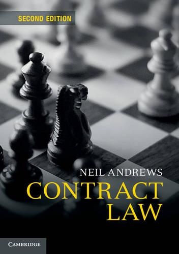 Бумажная книга «Contract Law», автор Нил Эндрюс - фото №1