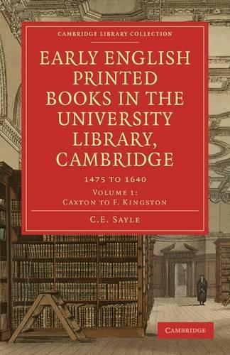 Паперова книга «Early English Printed Books in the University Library, Cambridge: 1475 to 1640», автор К. Е. Сейл - фото №1