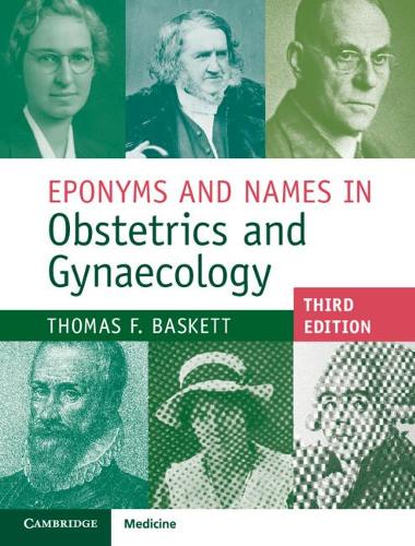 Бумажная книга «Eponyms and Names in Obstetrics and Gynaecology», автор Томас Ф. Баскетт - фото №1