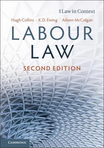 Бумажная книга «Labour Law», авторов Эйлин Макколган, Хью Коллинз, Кит Юинг - фото №1