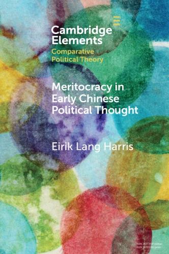 Paper book «Meritocracy in Early Chinese Political Thought», author Eirik Lang Harris - фото №1