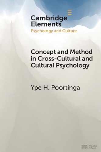 Бумажная книга «Concept and Method in Cross-Cultural and Cultural Psychology», автор Ипе Х. Поортинга - фото №1