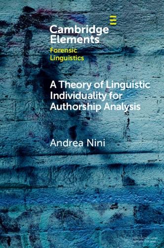 [object Object] «A Theory of Linguistic Individuality for Authorship Analysis», автор Андреа Ніні - фото №1